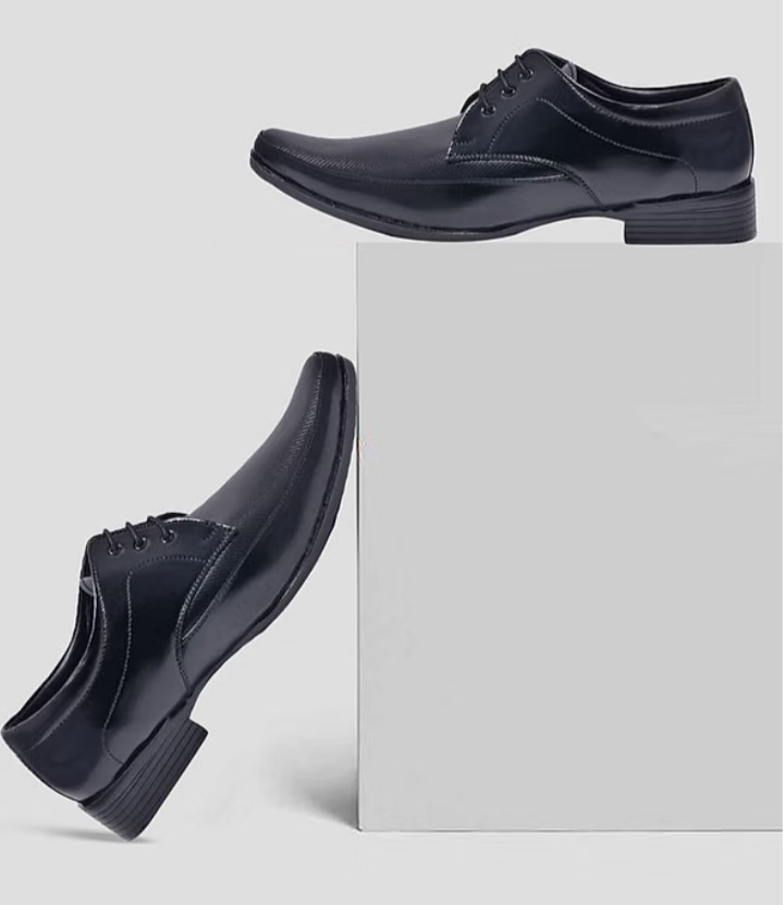 Black Men's Oxford Formal Shoes