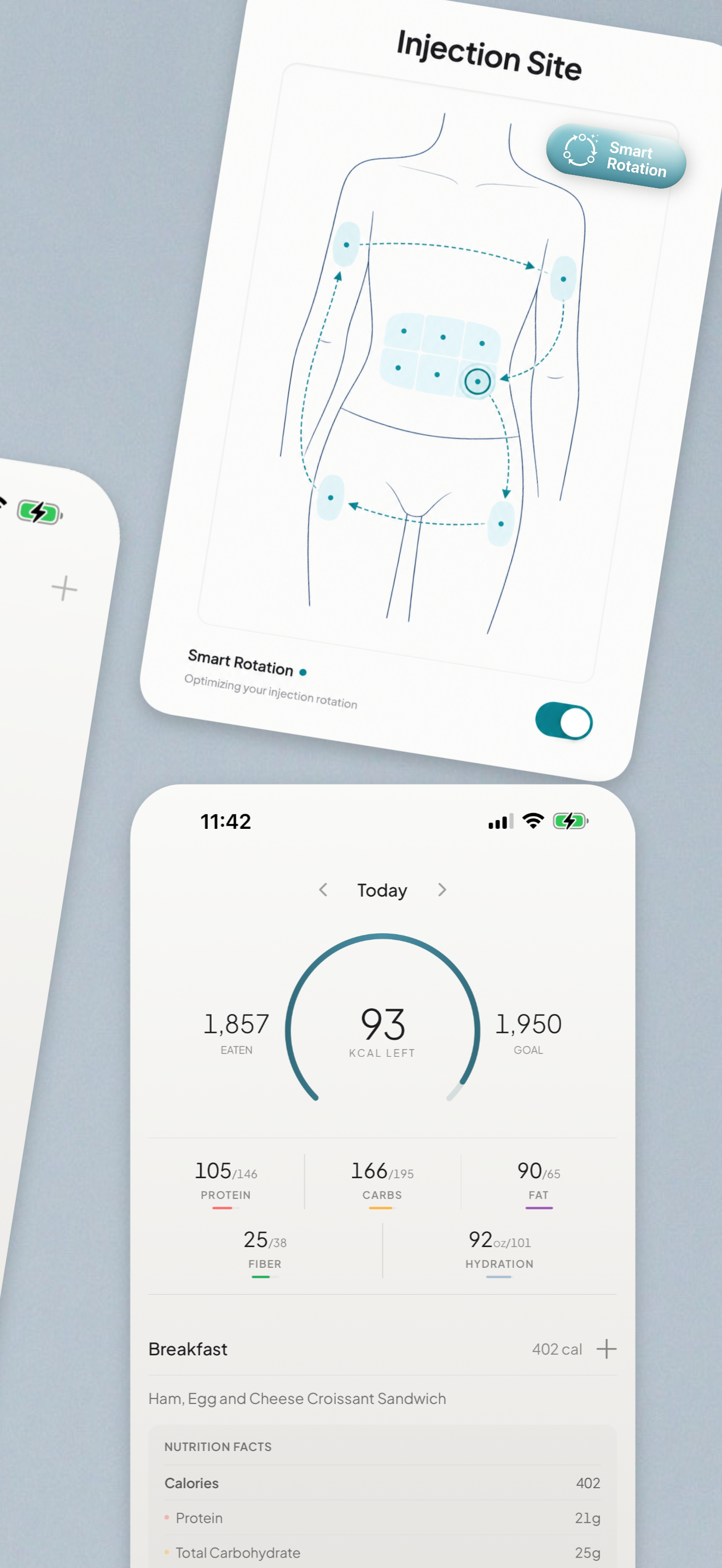Smart Injection Rotation & Nutrition