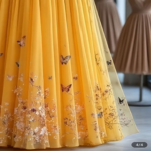 Photo of Elegant printed long skirt
