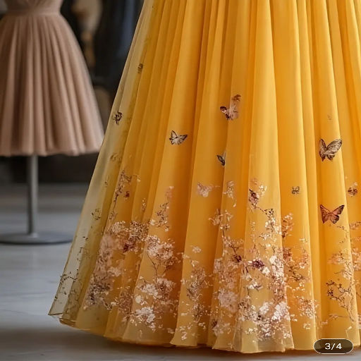 Photo of Elegant printed long skirt