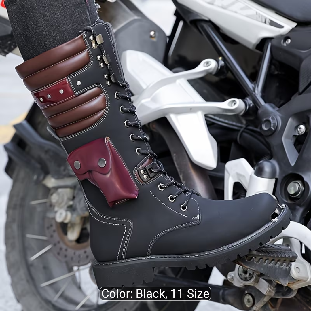 Men's anti-slip long boots - 2
