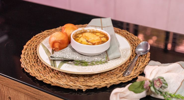 Sopa De Cebola Com Gruyere