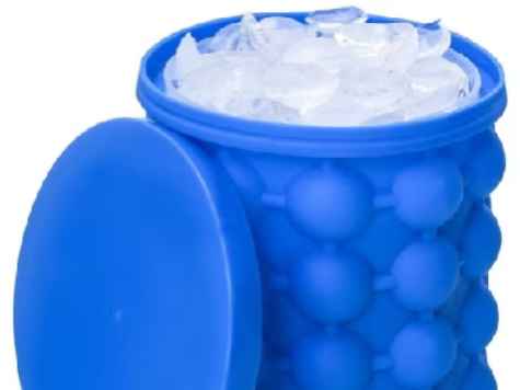 Balde de silicone de gelo