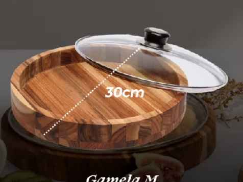 Gamela de madeira 30cm