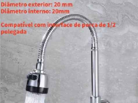 Inox torneira com chuveiro 360
