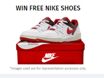 win nike shoes pair