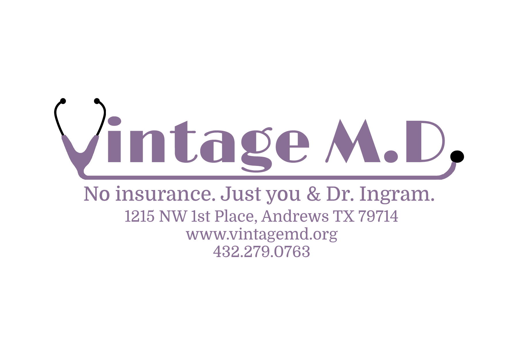 Vintage M.D. Logo