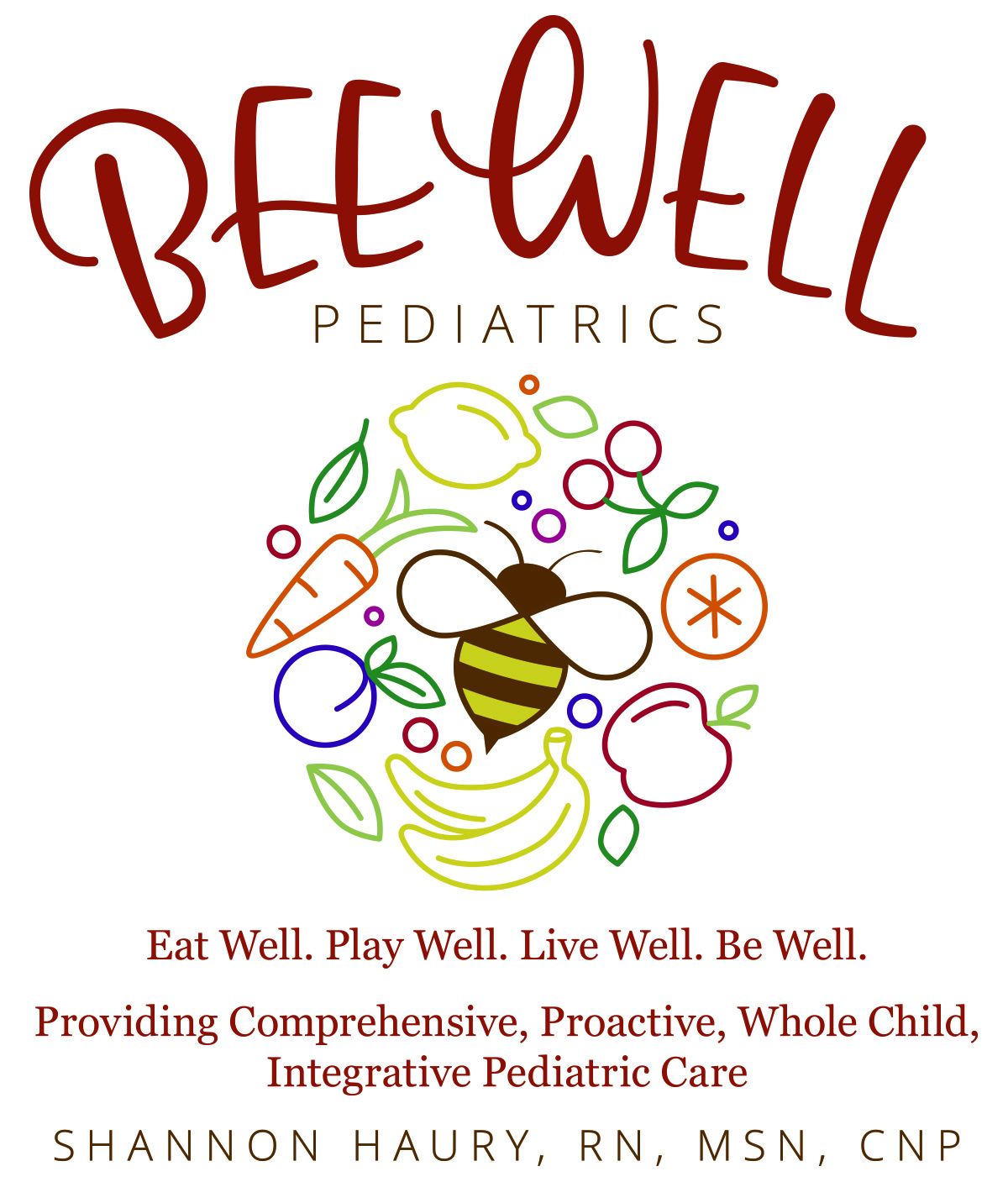 Bee Well Pediatrics logo