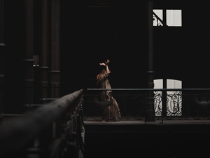 a person on stage