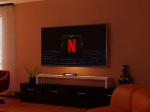 television, Netflix, Netflix logo, room, living room, entertainment, screen, technology, home, decoration, design, interior, space, relaxation, leisure, rest, streaming, streaming services, TV, flat screen, electronics, electronic devices, gadgets, tech gadgets, electronic gadgets, entertainment gadgets, home gadgets, tech gadgets, streaming gadgets, Netflix gadgets.
