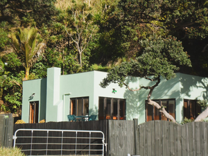Someone's house.  I like the colour a lot.