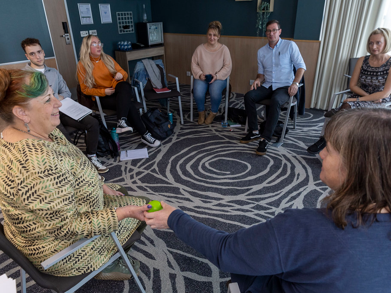 Sometimes a ‘talking stick’ is used during a restorative justice circle
