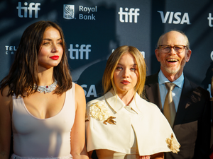Ana de Armas, Sydney Sweeney, and Ron Howard at the 2024 Toronto International Film Festival 01