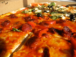 Pizza event horizon
