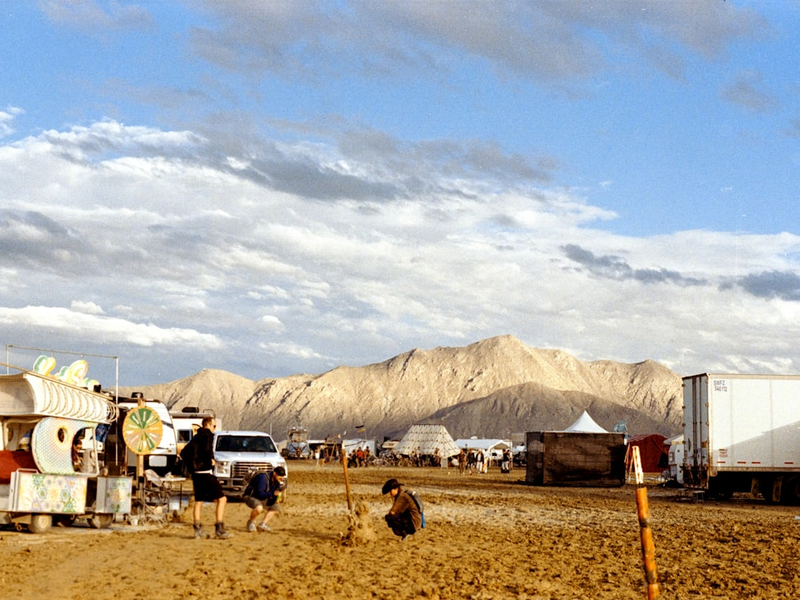 Black Rock City | Burning man 2023 Olympus Superzoom, Kodak Gold 200