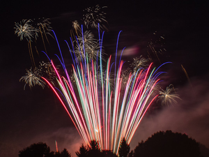 The Omaha region goes a bit wild with fireworks. You see them throughout all the neighborhoods in every direction.