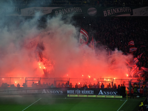 FC Bayern Munich Fans On Fire