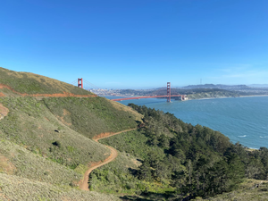 Sunshine and the Golden Gate Bridge