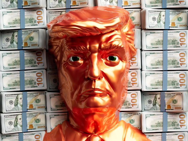 President Trump and money