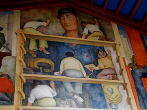 Diego Rivera Mural at San Francisco Art Institute - 084
