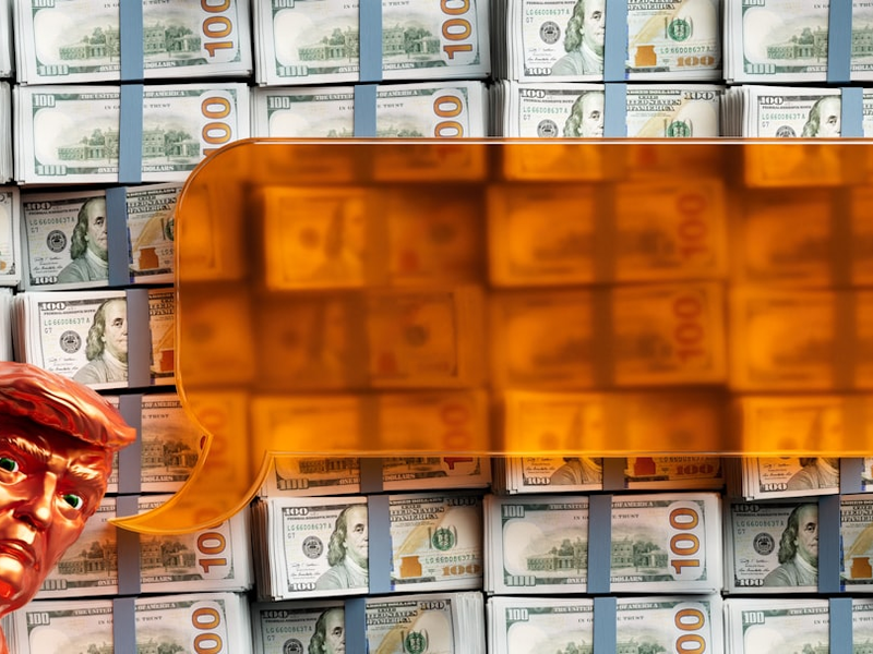 President Trump speech bubble template