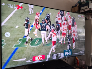 Kansas City 0 vs 24 Philedelphia - Super Bowl 2025