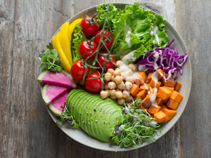 Vegan salad bowl