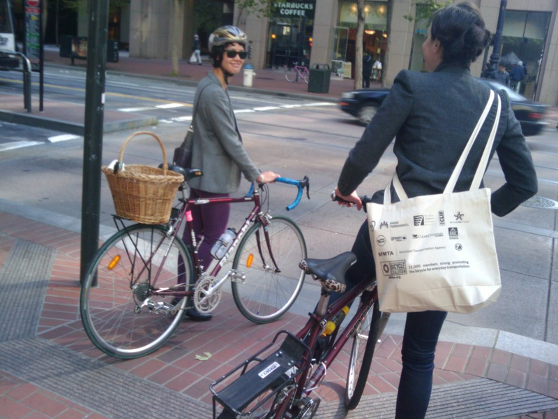 Bike to Work Day at the Mid Market Energizer Station