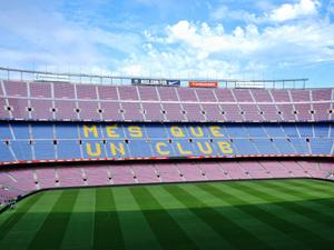 The Camp Nou, home of FC Barcelona