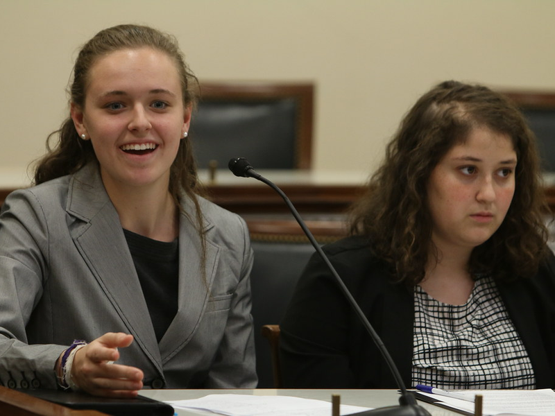NEA North Carolina High School Students and Teachers lobby Congress to stop ICE Immigration Raids and for the release of undocumented students held in detention