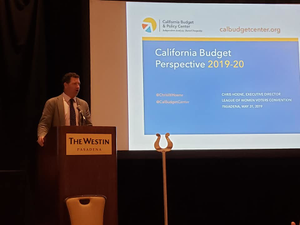 Chris Hoene, Executive Director of the California Budget and Policy Center
