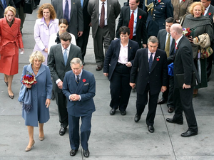 Prince Charles, Camilla Parker Bowles, Mayor Gavin Newsom, Kimberly Guilfoyle, Charlotte Swig Shultz, 2
