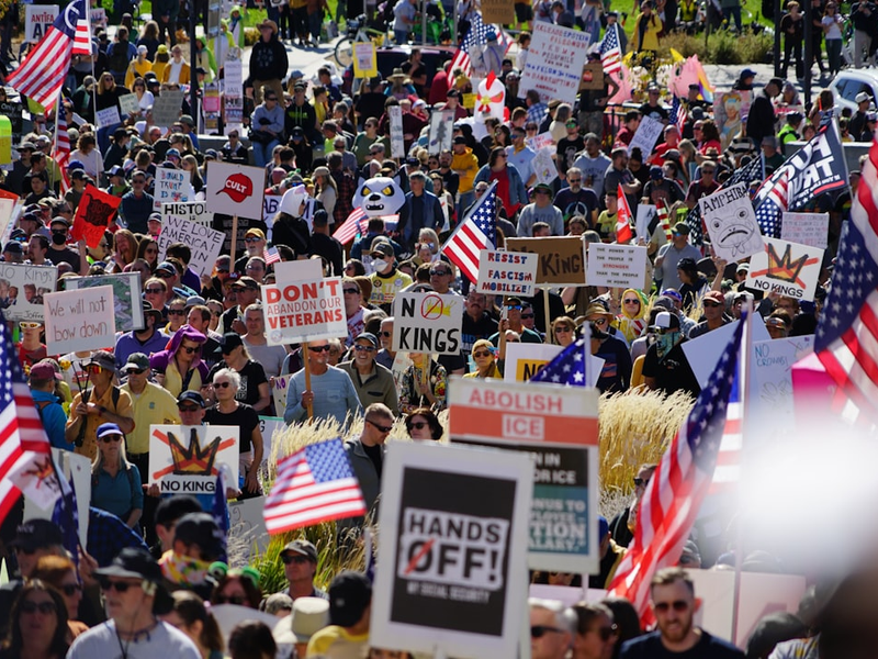 No Kings protest in Salt Lake City, Utah