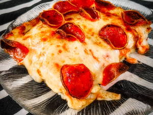 Square Pie Guys pizza