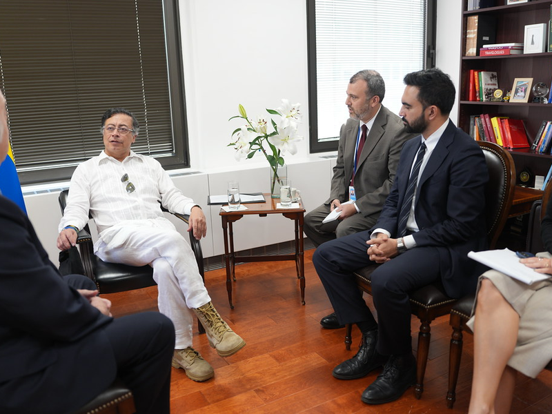 20250926New York, Estados Unidos- Reunión bilateral con el candidato a la Alcaldía de Nueva York, Zohran Mamdani - Juan Cano09319