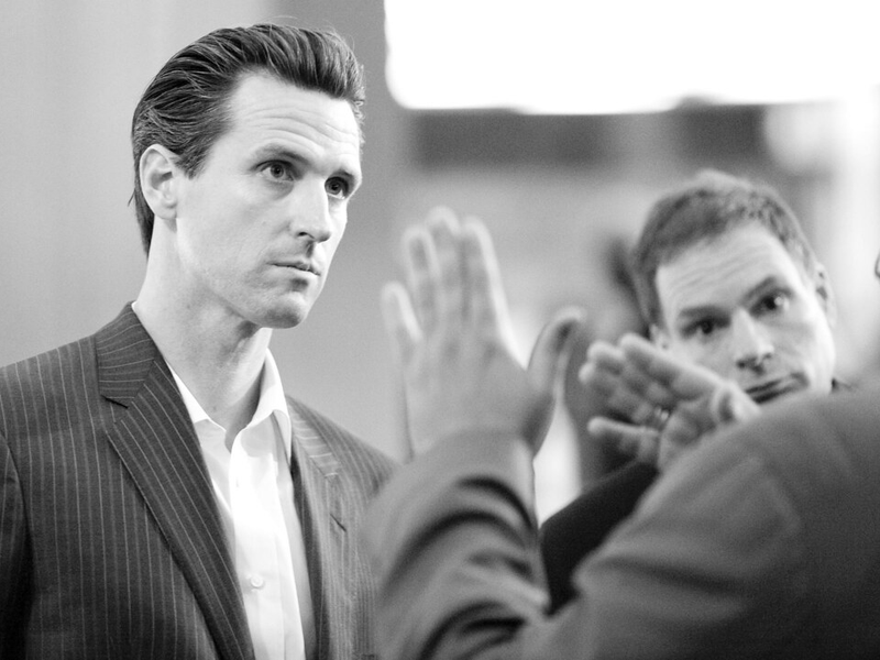 San Francisco Mayor Gavin Newsom
