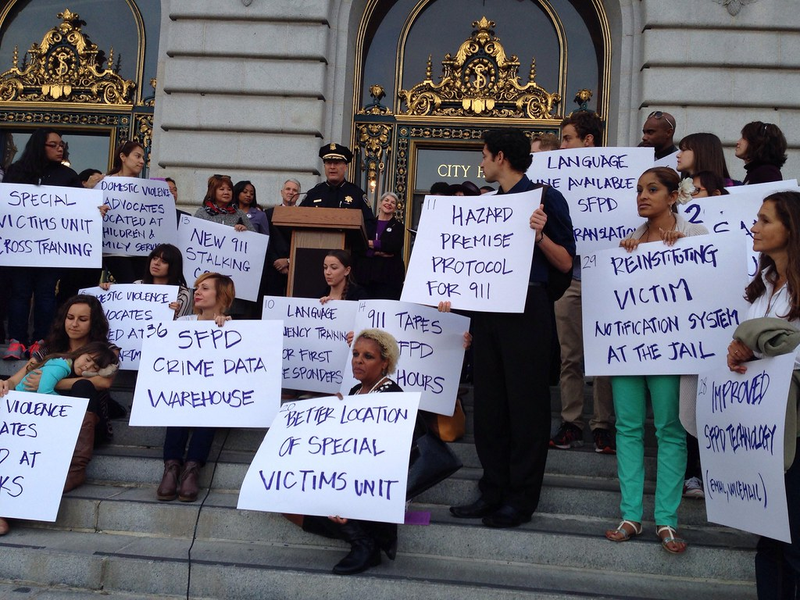 Chief Suhr @sfpd San Francisco is a sanctuary city safe for anyone to report #DomesticViolence #dvam #NoMore #dvam2013
