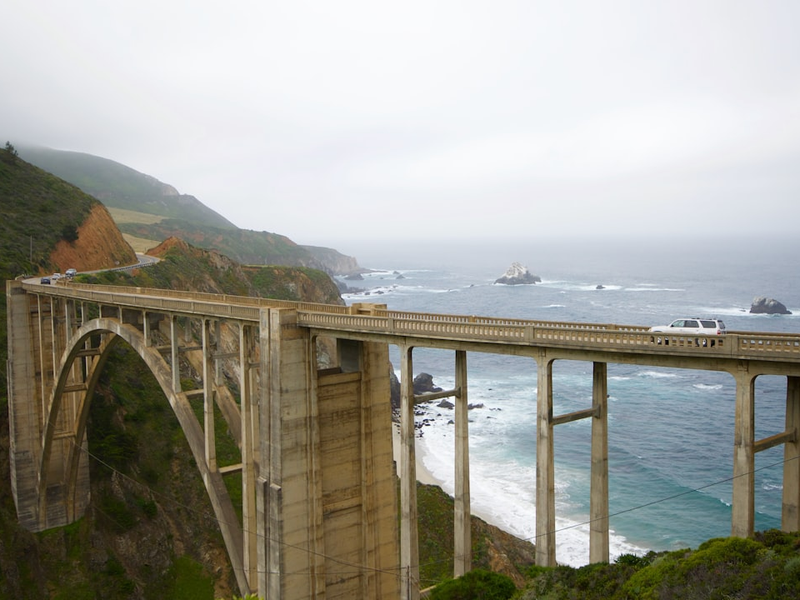 Brixby bridge, California