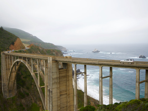 Brixby bridge, California