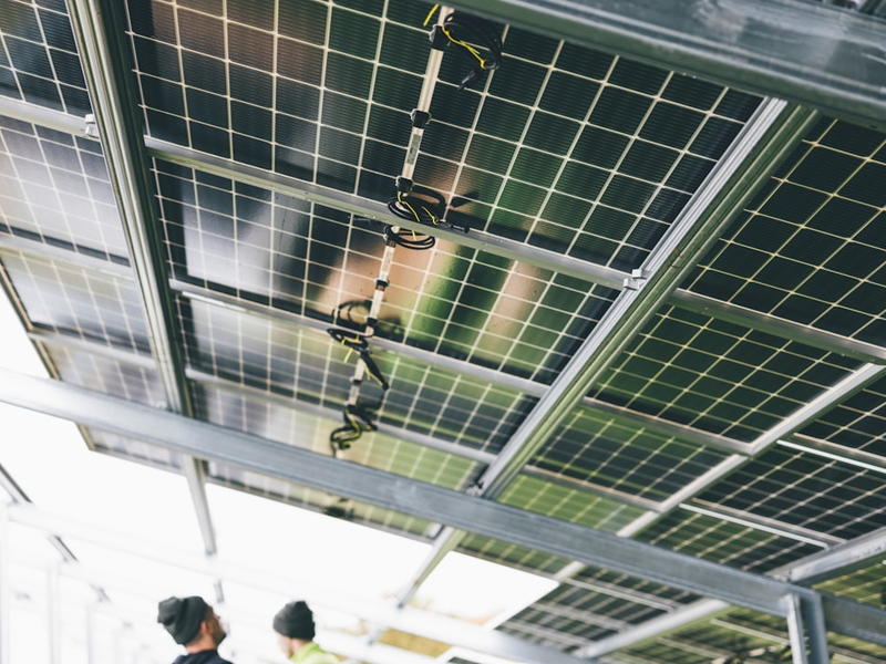 Installing renewable power generation solar panels