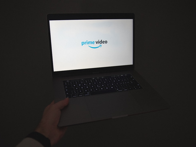 Watching Prime Video on a MacBook Pro