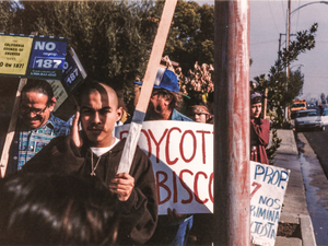 March Against Prop 187 in Fresno California 1994
