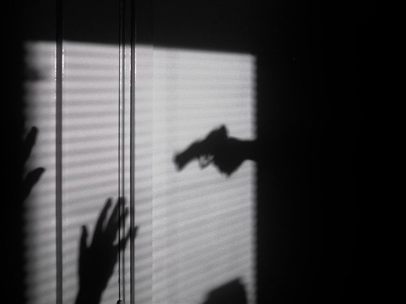 Held at gunpoint