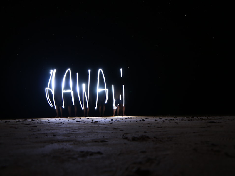 We were on the beach one night, taking photos. This is one of it