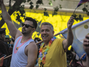 Matt Dorsey at the 2022 San Francisco Pride Parade