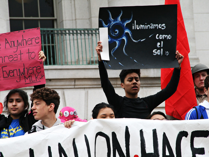 May Day protests for immigrants' rights