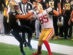 George Kittle (85) @ NOLA, 2019
