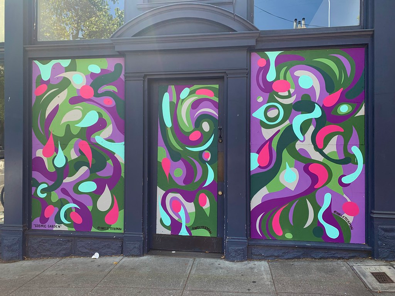 'Cosmic Garden' On Fillmore near Bush, Fillmore District