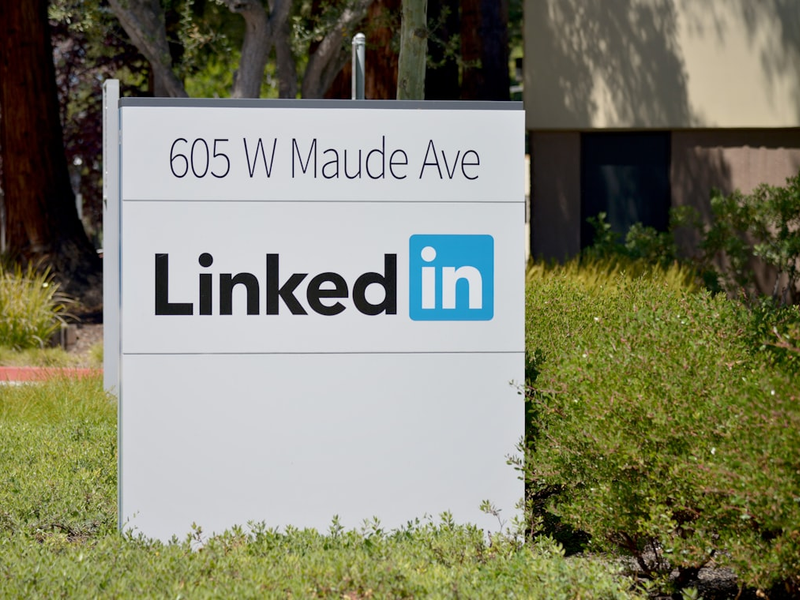 LinkedIn in Mountain View, California.