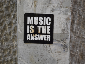 These moving thoughts on the cool sticker that I found on the street of Belgrade, Serbia reminds me of the old school house classic song: Celeda - Music Is The Answer from 1998. And yes music was awesome back than. One word MTV. Music is the answer To your problems, Keep on moving, Then you can solve them....